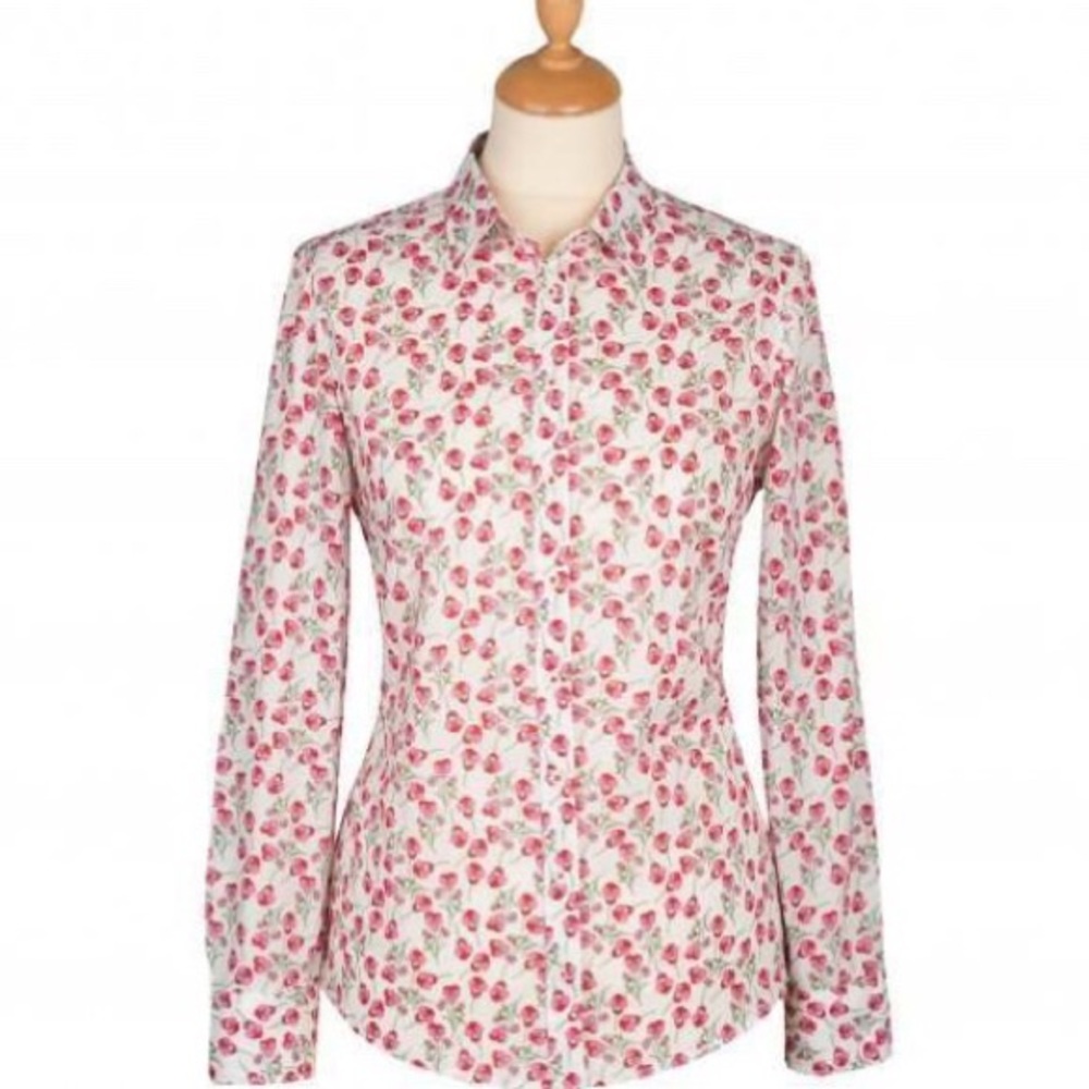 J Crew Liberty Perfect Shirt in Ros Floral